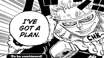 The end of One Piece chapter 1172 used as the featured image for chapter 1173 spoilers guide.