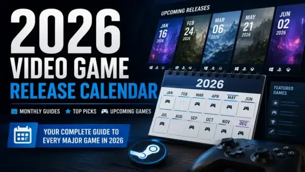 2026 Video Game Release Calendar: Monthly Guides, Top Picks, and Upcoming Games