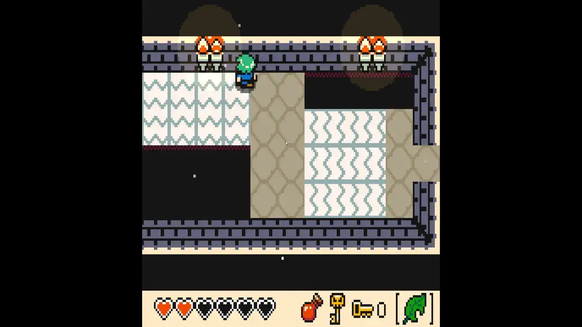 Walking across a moving floor in Echo Isle