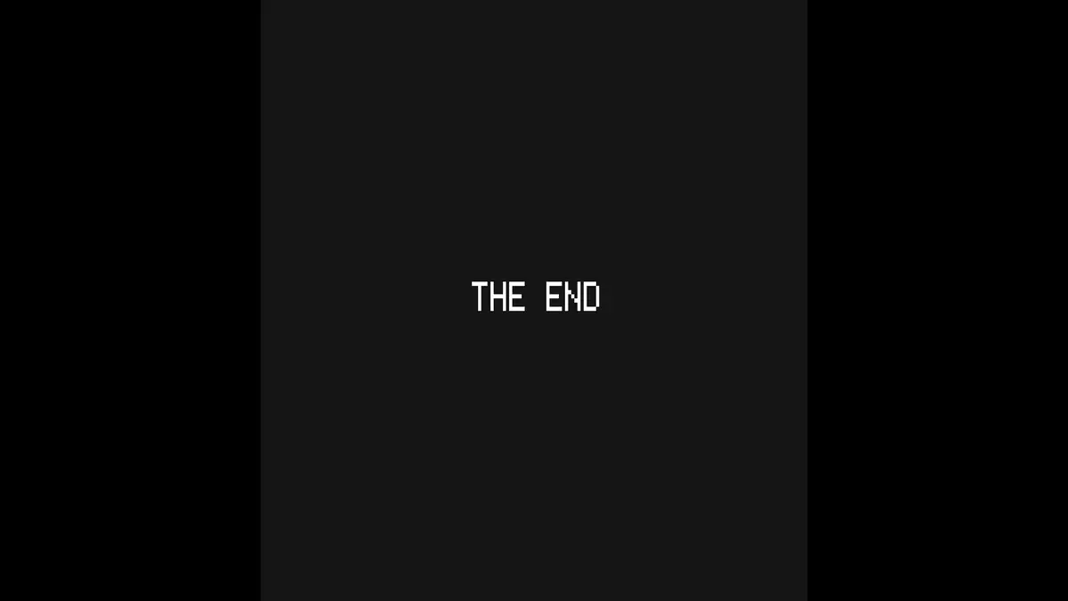 The End Screen in Echo Isle
