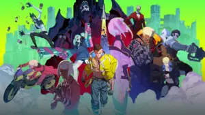 Key Art for Cyberpunk Edgerunners used as the featured image for Season 2 Guide.
