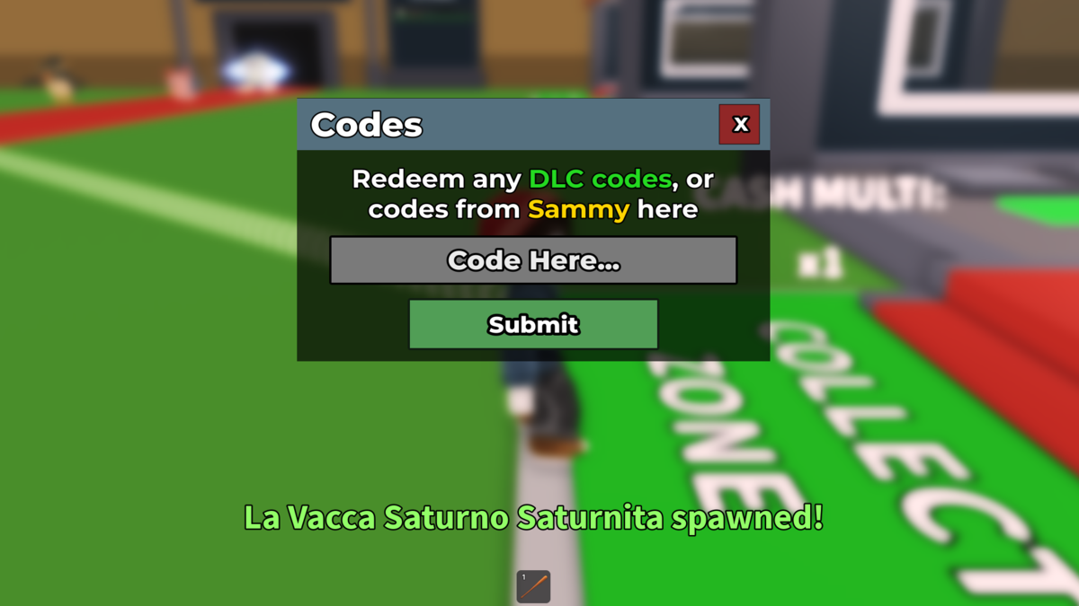 La Vacca Saturno Saturnita Steal a Brainrot Code Redeemed used as h2 image for codes guide