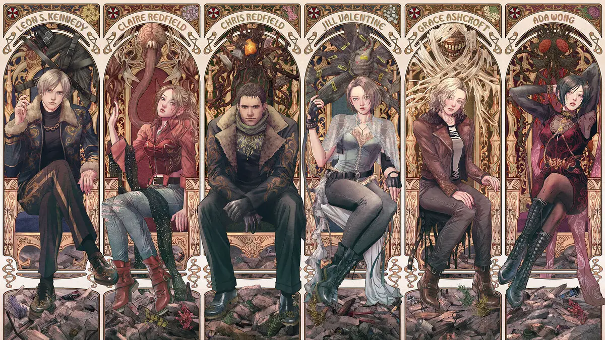 Resident Evil 30th Anniversary Key Art