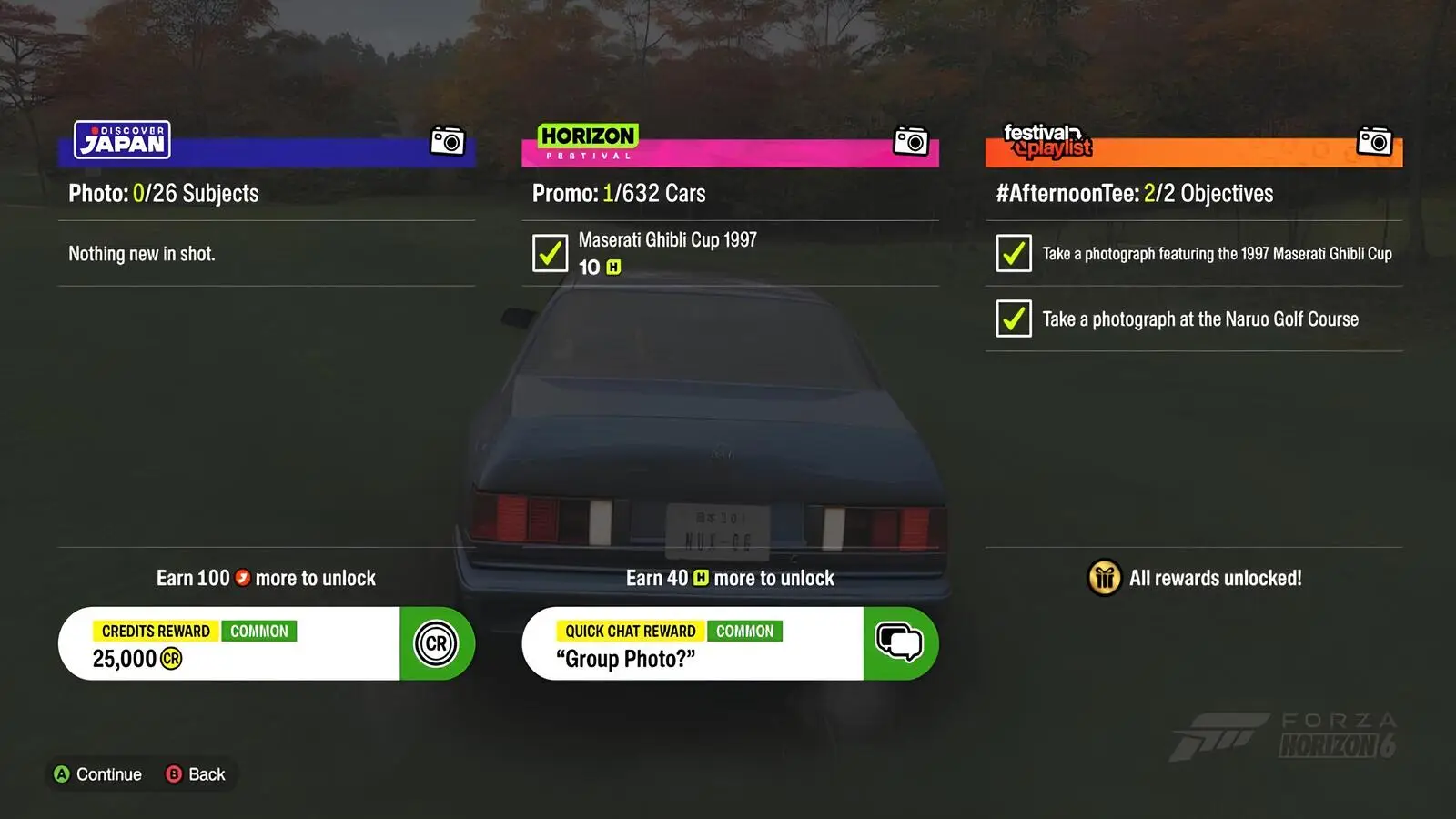 AfternoonTee Photo Challenge in Forza Horizon 6