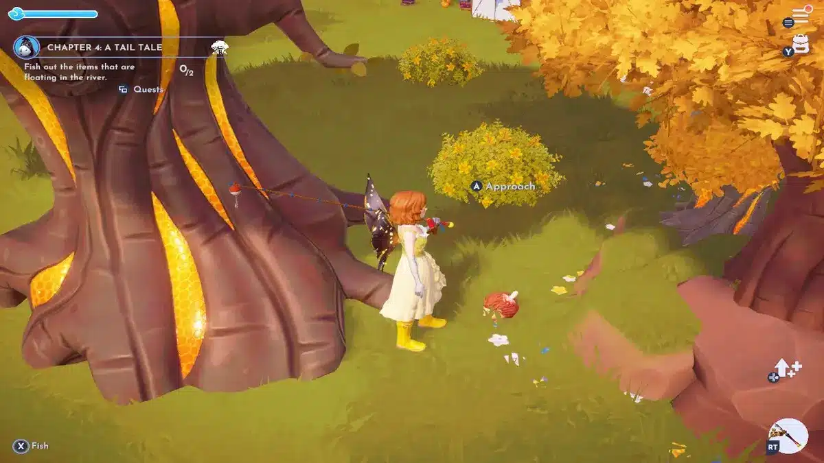 Feeding a Hedgehog in Dreamlight Valley