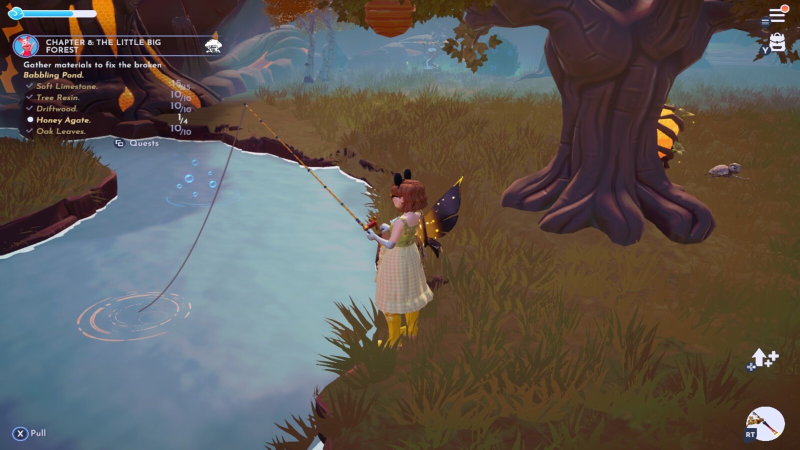 Fishing for Plush Fish in Disney Dreamlight Valley