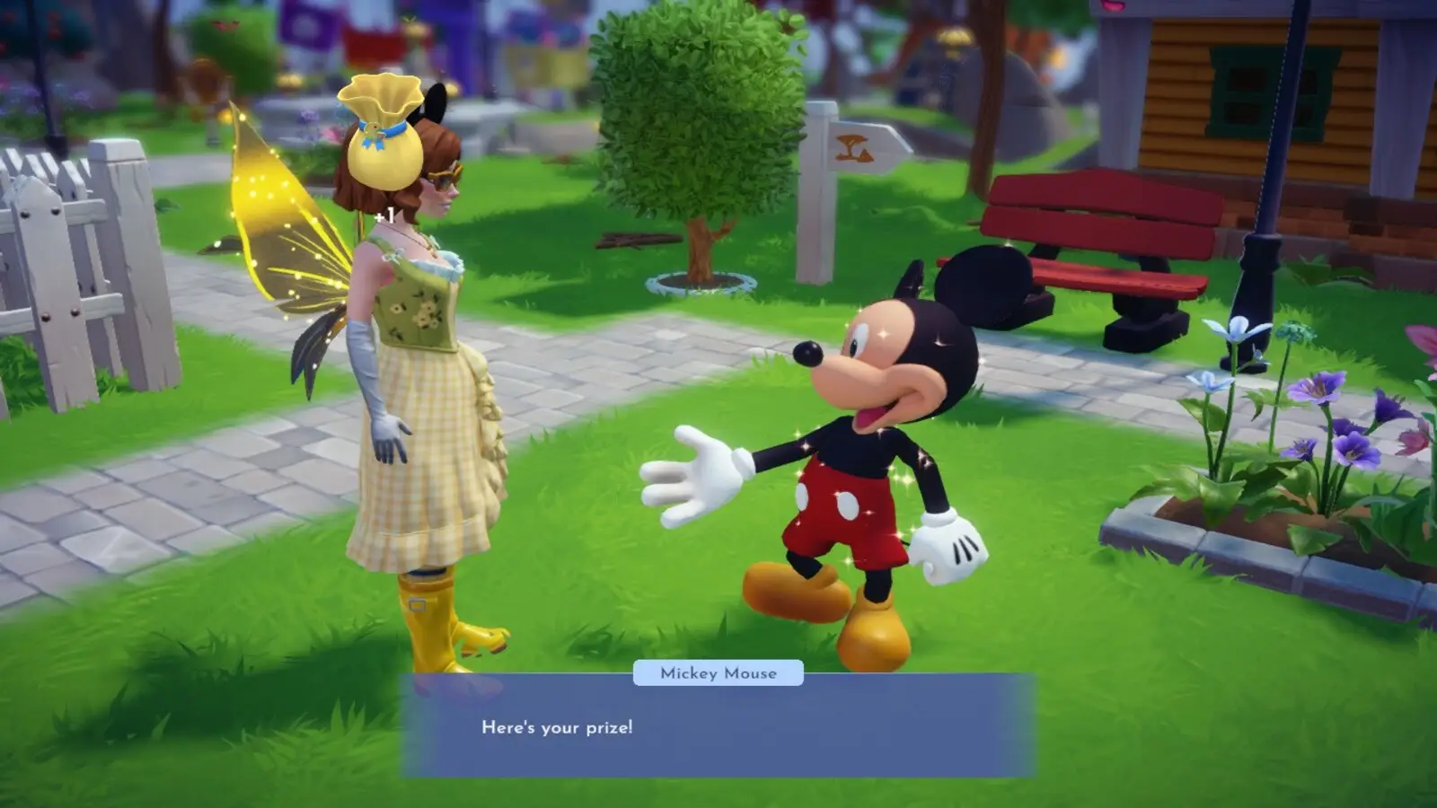 Getting Reward from Micky For Completing Picture Pursuit Quest Dreamlight Valley