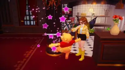 Giving Pooh is Birthday Cake in Dreamlight Valley used as featured image
