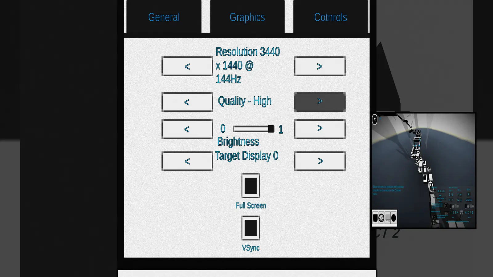 In-Game Settings Disconnect 2