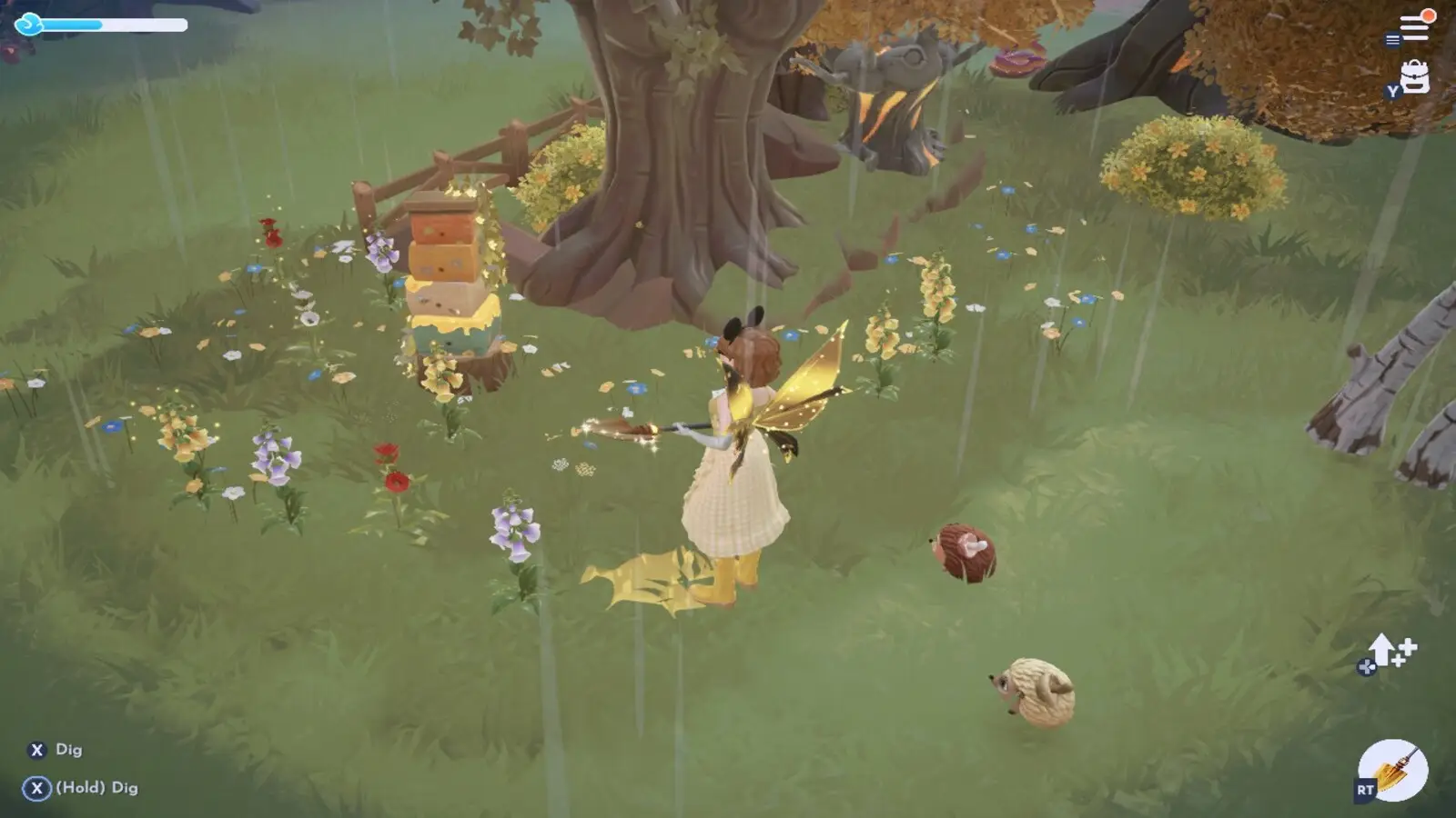 Looking at Beehouse in Dreamlight Valely