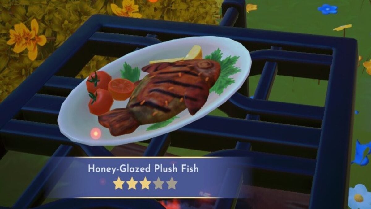 Making Honey-Glazed Plush Fish in Dreamlight Valley
