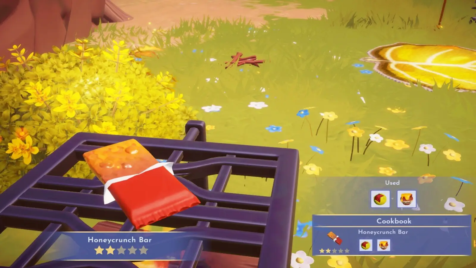 Making Honeycrunch Bar in Dreamlight Valley