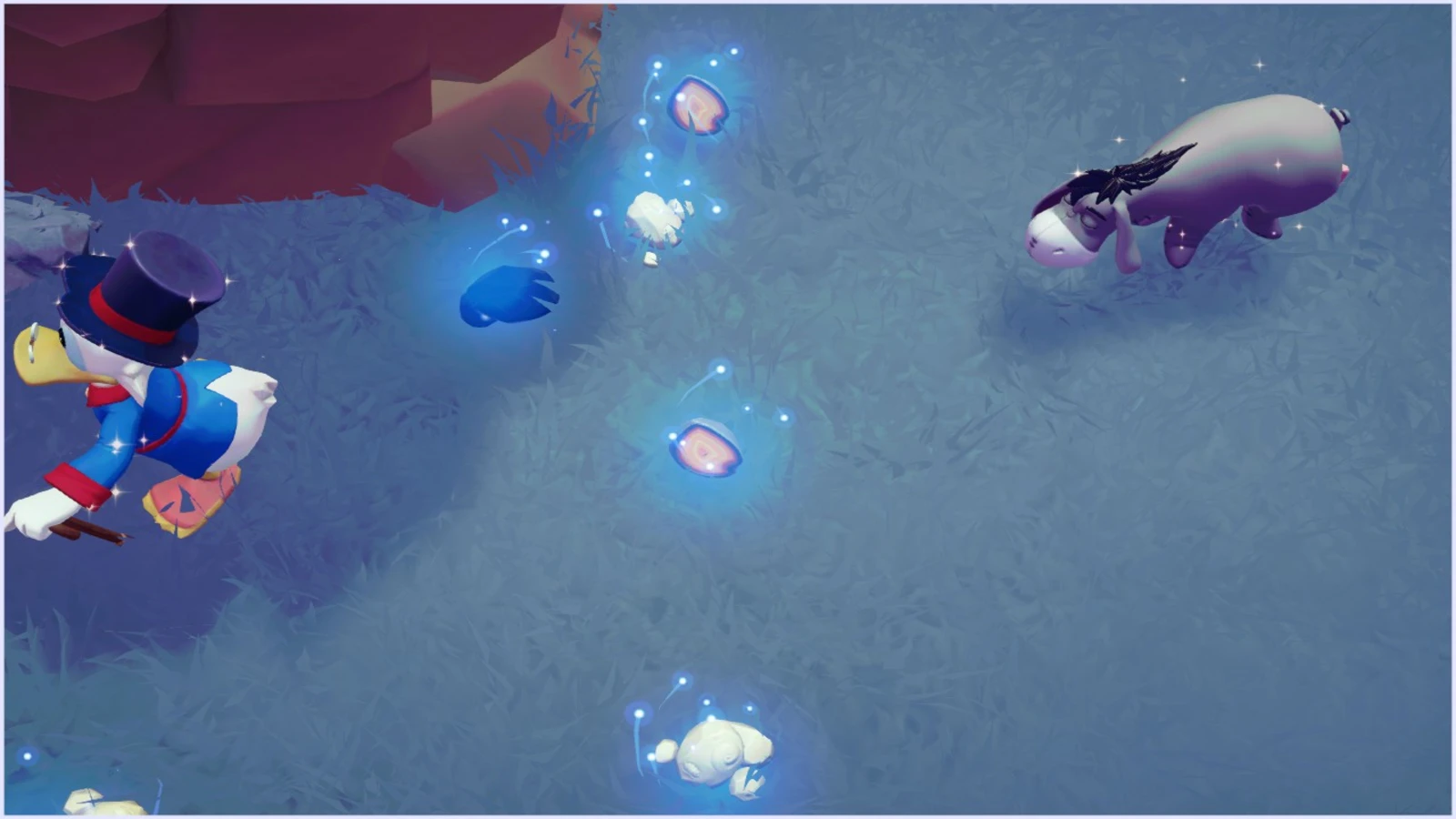 Mining Honey Agate with Mining Hangout Dreamlight Valley