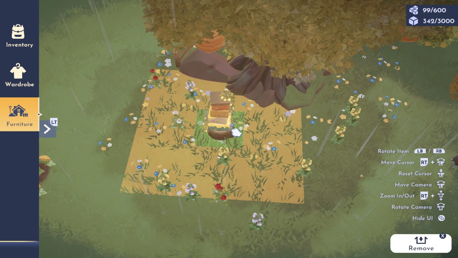 Moving a Beehouse in Dreamlight Valley