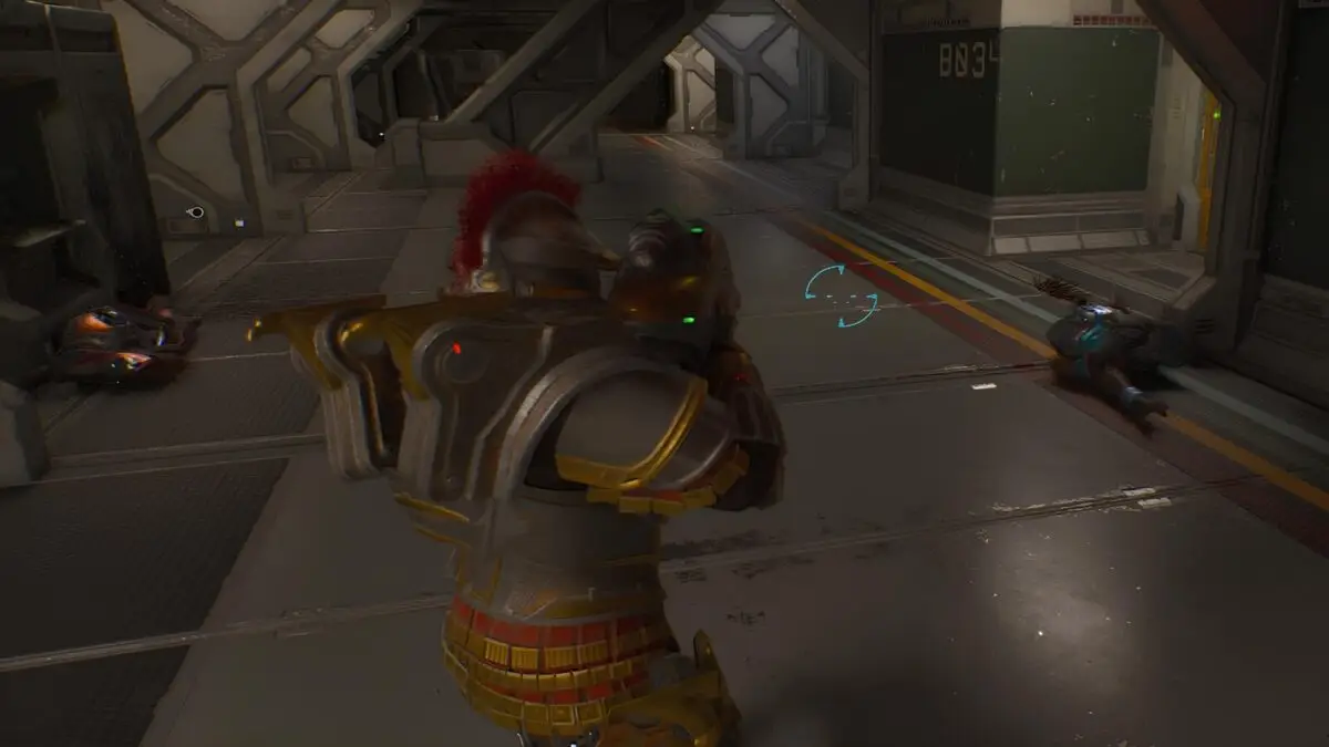 Screenshot of Playing Halo Campaign Evolved in the third person perspective POV