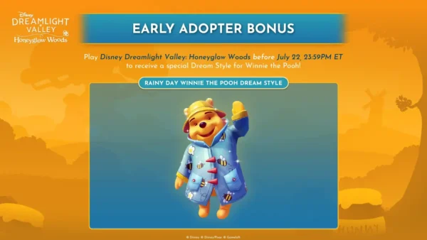 How to Get Rainy Day Winnie the Pooh in Dreamlight Valley