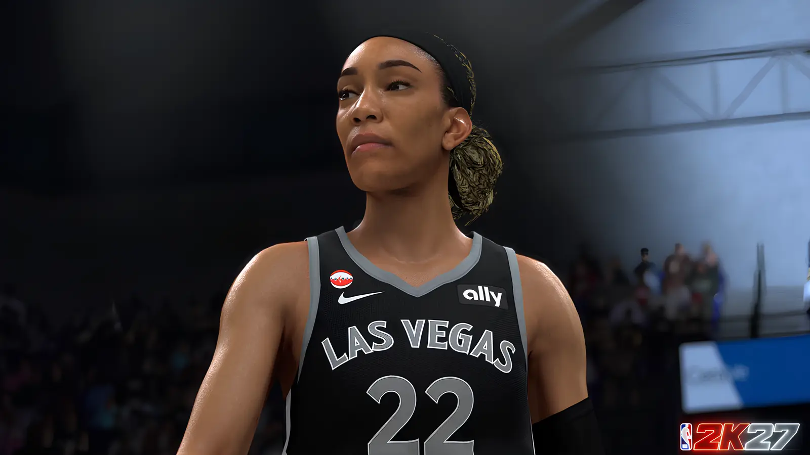 Screenshot of Aja Wilson in NBA 2K27