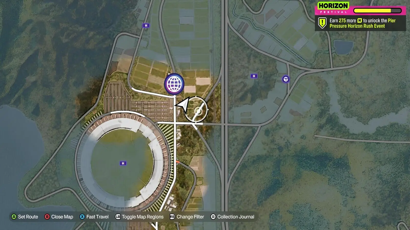 Sky Lanterns Location Marked on Map in FH6