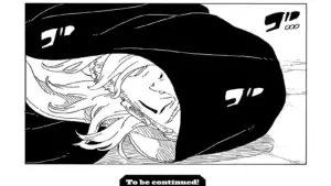 Snip from Boruto Two Blue Vortex Chapter 35 used as featured image for 36 spoilers summary guide.