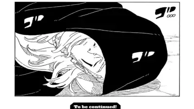 Snip from Boruto Two Blue Vortex Chapter 35 used as featured image for 36 spoilers summary guide.