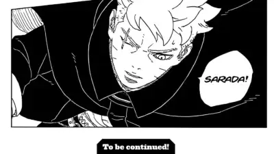 Snip from Boruto Two Blue Vortex Chapter 36 used as the featured image for 37 spoilers guide.