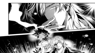 Snip from D. Gray man Chapter 258 used as the featured image for 259 spoilers summary.