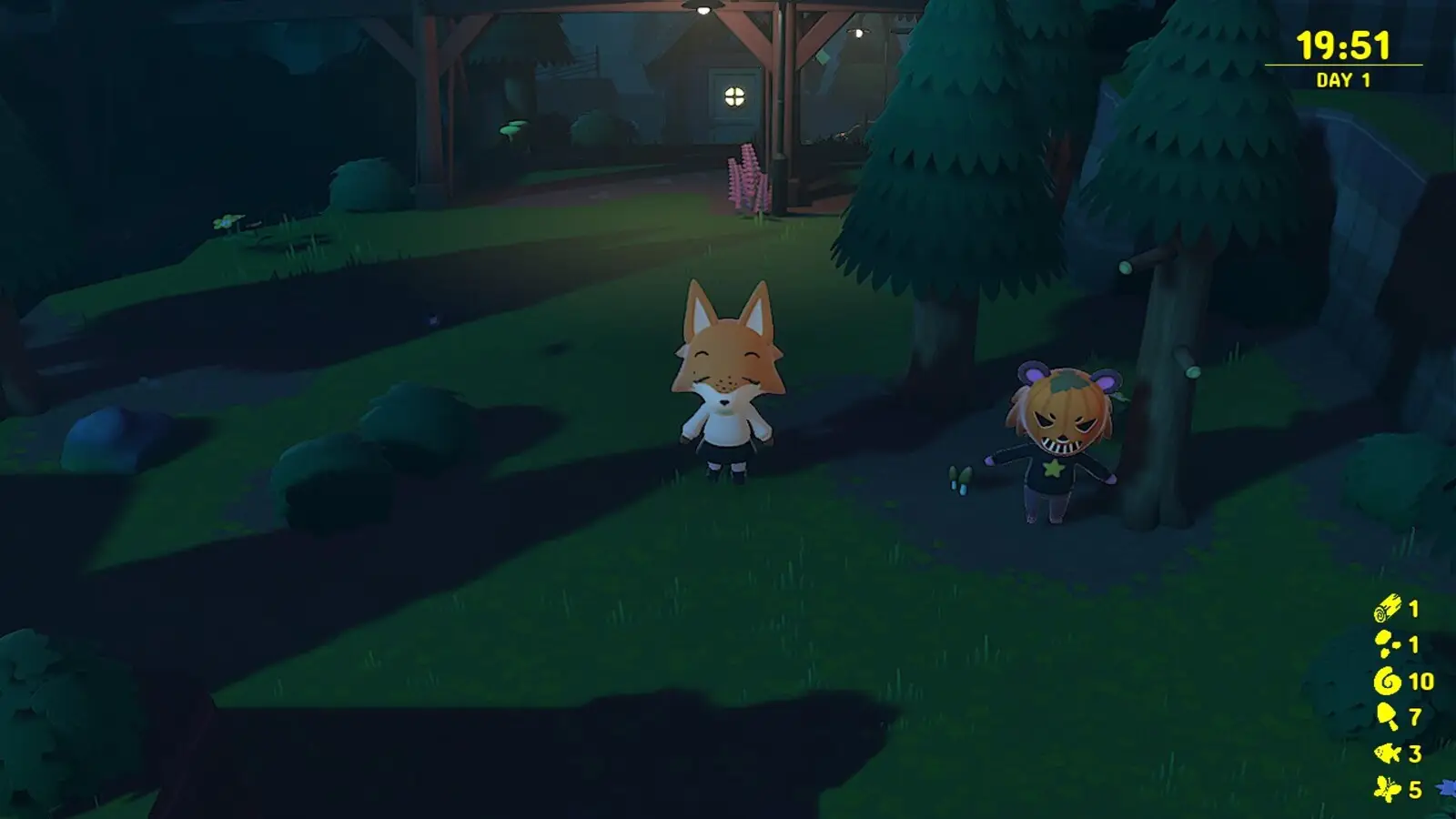 Talking to animal villager in Zu Xing