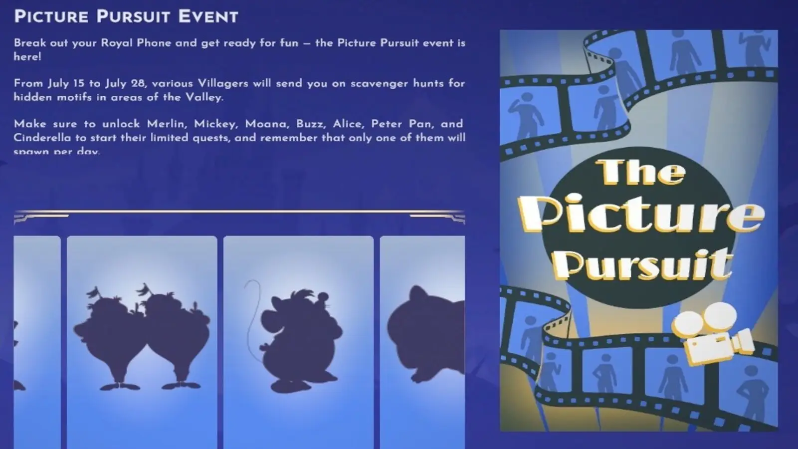 The Picture Pursuit Event Dreamlight Valley