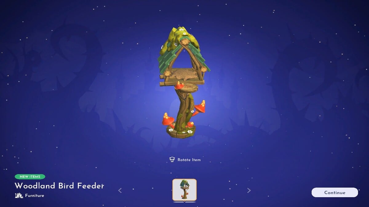 Woodland Bird Feeder Dreamlight Valley
