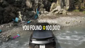 Screenshot of Finding the Takashiro Region Treasure Hunt in FH6 used as featured image.