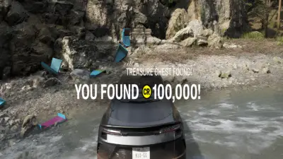 Screenshot of Finding the Takashiro Region Treasure Hunt in FH6 used as featured image.