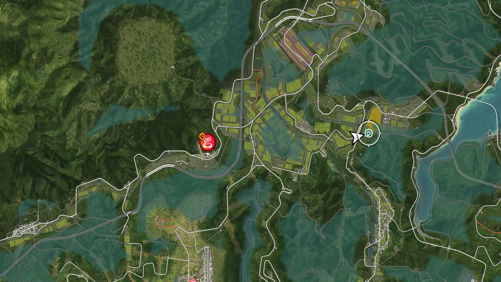 Hokuryu Sunflower Farm Map Location for the SunnySNap Photo Challenge in FH6