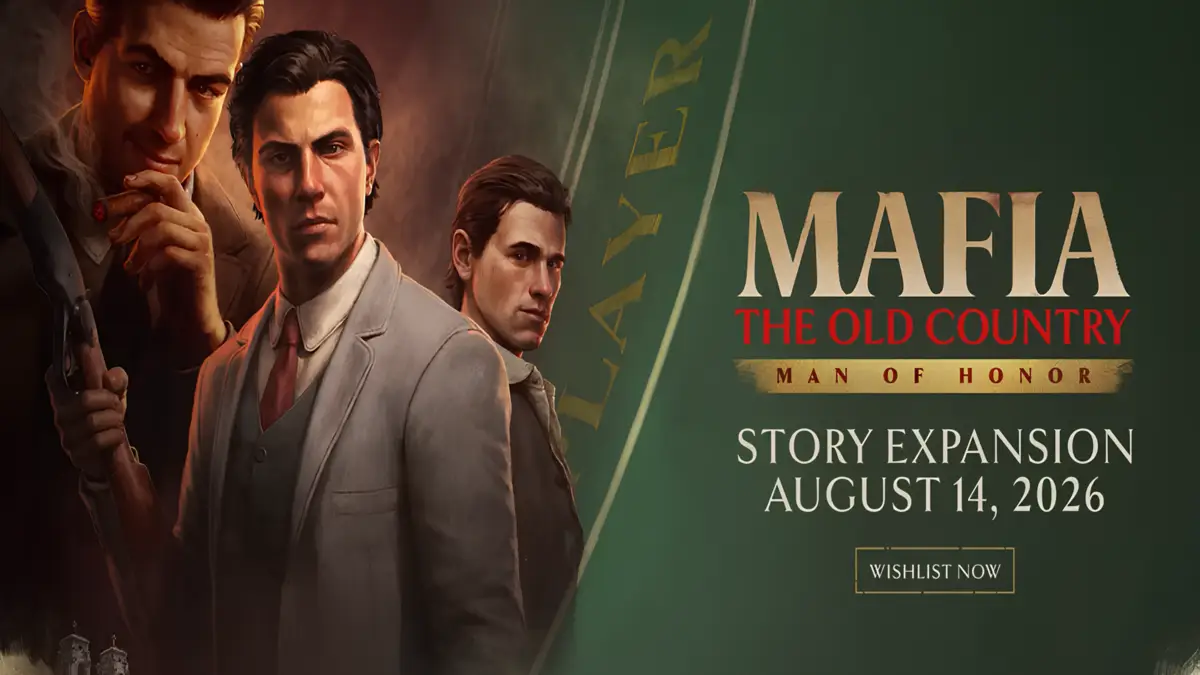 Mafia Old Country Key Art used as featured image for Man of Honor Expansion gameplay trailer guide.
