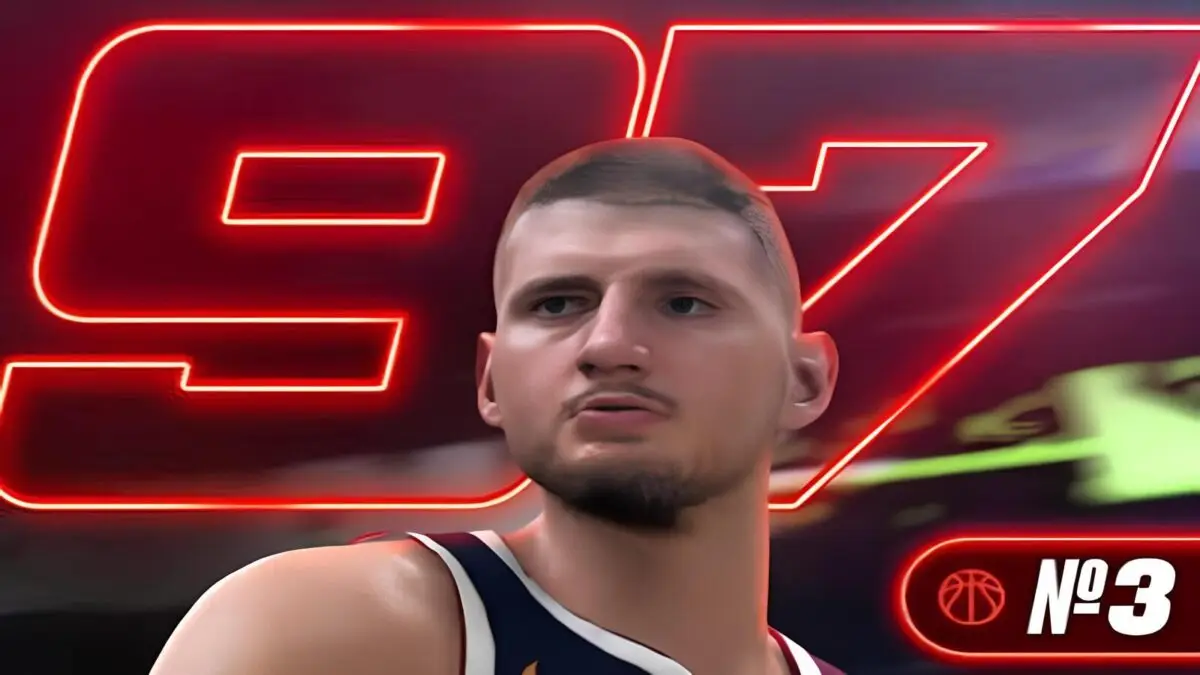 Promotional artwork for Nikola Jokic NBA 2K27 used as featured image for ratings guide.