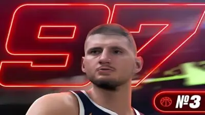 Promotional artwork for Nikola Jokic NBA 2K27 used as featured image for ratings guide.