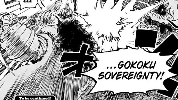 Screenshot from One Piece Chapter 1191 used as the featured image for 1192 spoilers summary guide.