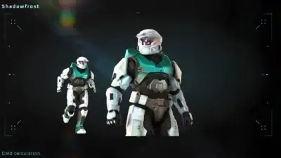 Equipping the Shadowfrost Armor Skin in Halo Campaign Evolved