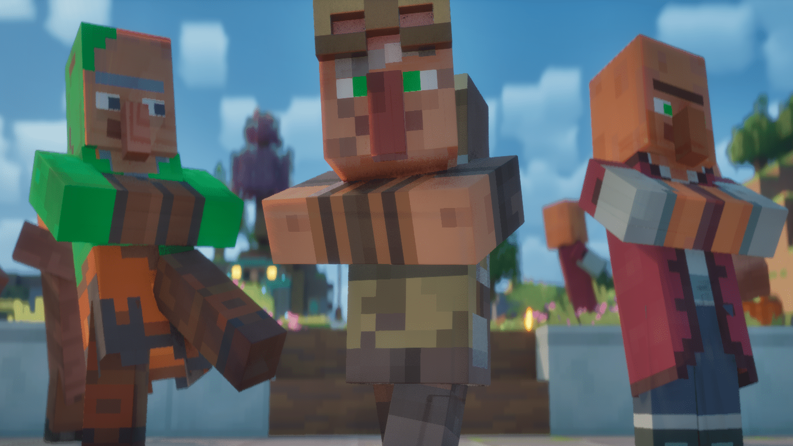 Dancing Villagers in Minecraft Dungeons II