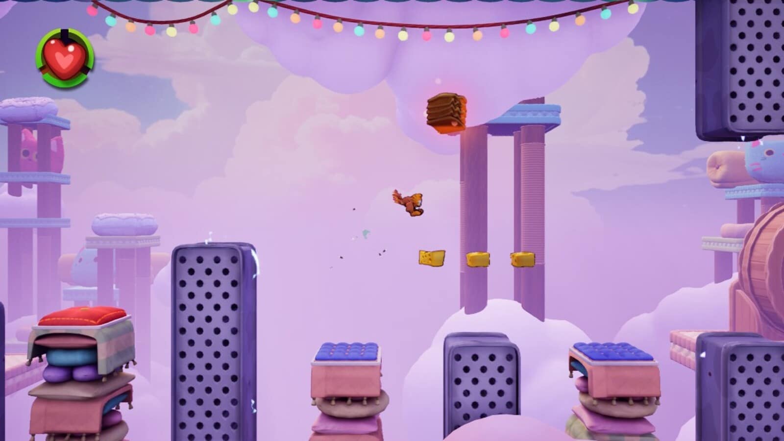Flappy Cat Lasagna Location 1 in Garfield - Escape from Monday