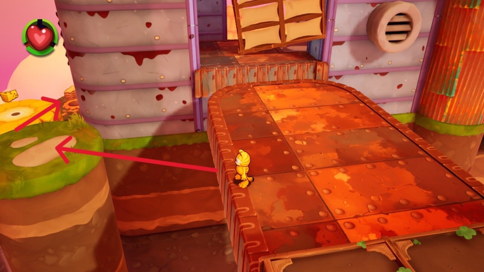 Higher and Higher Lasagna Location 3 in Garfield - Escape from Monday