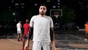 Screenshot of an MP playing MyCAREER in NBA 2K27 used as the featured image for Best Motion Style guide.