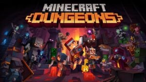 Minecraft Dungeons I Key Art