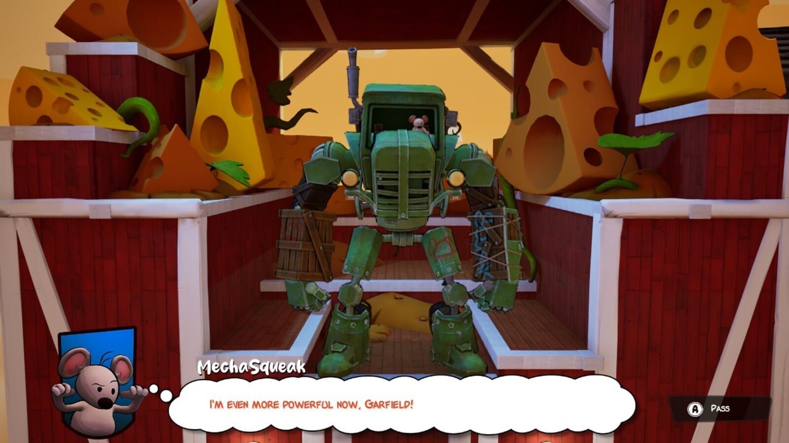 Mecha Squeak in Garfield - Escape from MOnday
