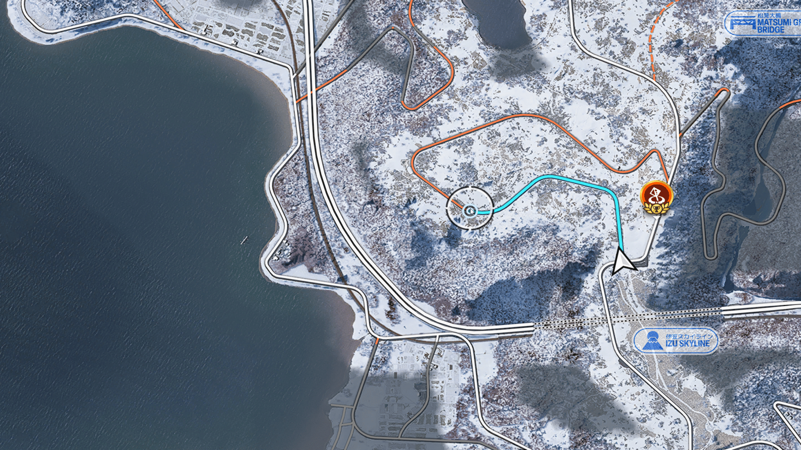 Shimanoyama Region Treasure Chest Location Marked on the Map in Forza Horizon 6 (FH6)