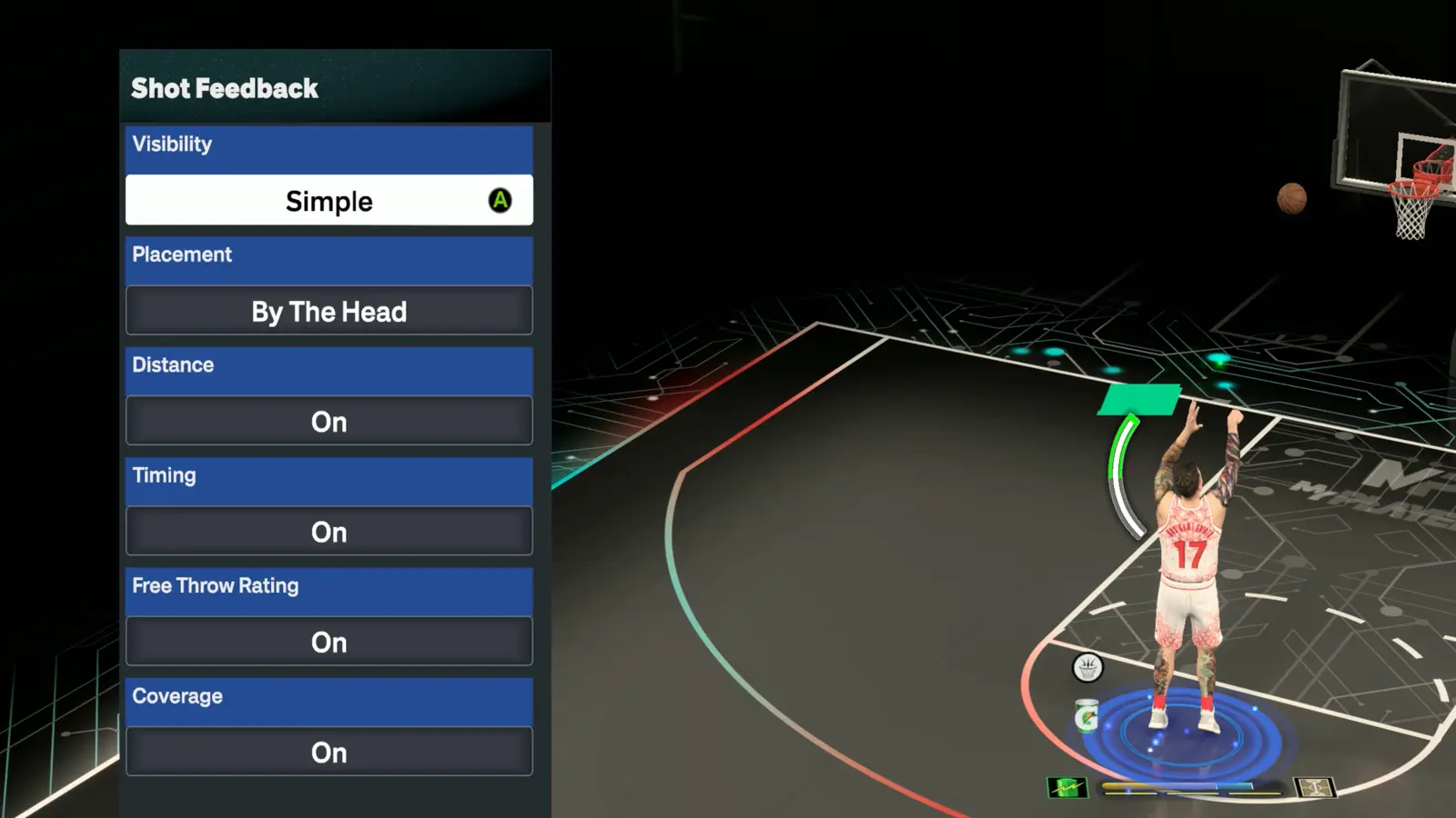 Shot Feedback Menu NBA 2K27
