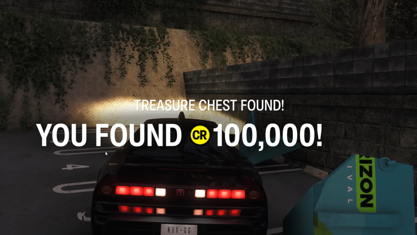 Smashing the Tokyo City Treasure Hunt Box in FH6