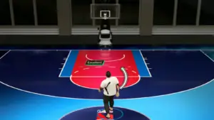 Screenshot of player getting an excellent Swish Shot NBA 2K27 used as featured image for best controller settings guide.