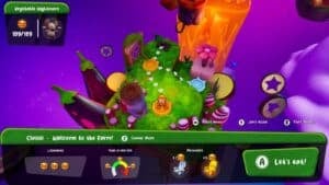 Screenshot of Vegetable Nightmare Dreamland Screenshot in Garfield Escape from Monday used as featured image.