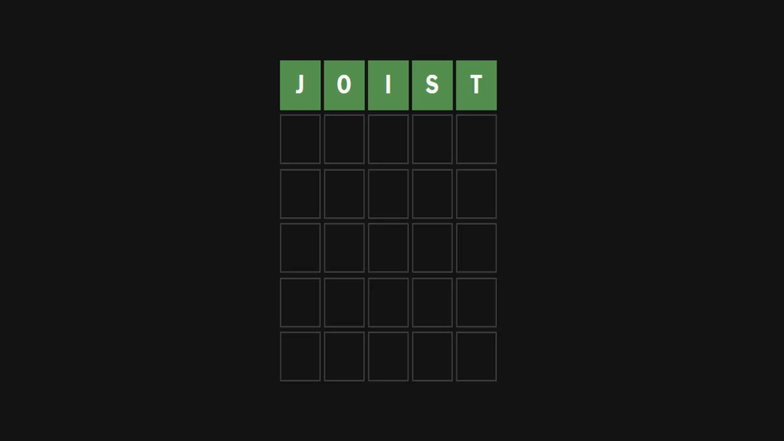 Wordle Answer For Today September 3rd is Joist