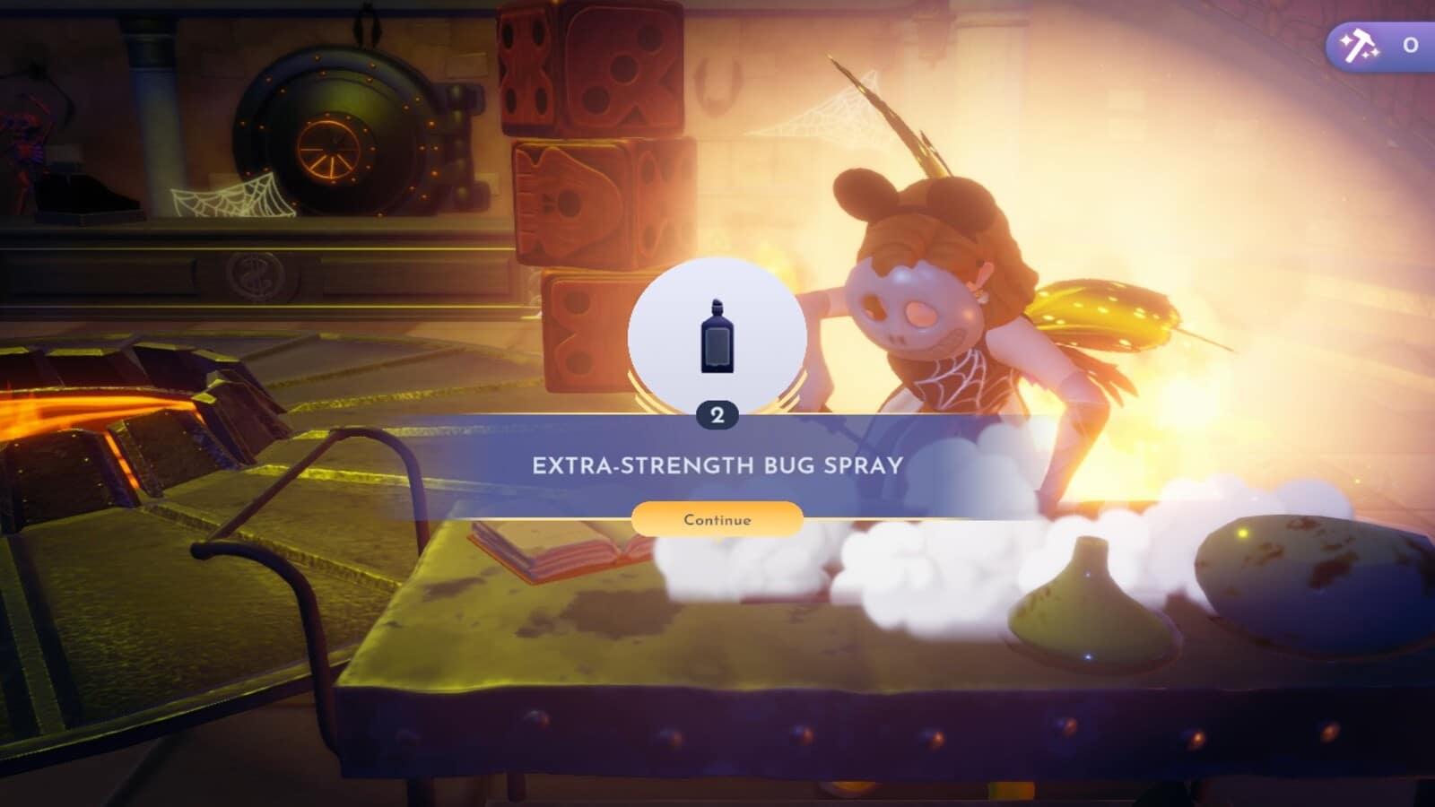 Crafting Extra-Strength Bug Spray in Disney Dreamlight Valley